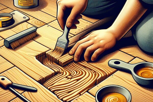 How To Fix Gouge in Wood Floor