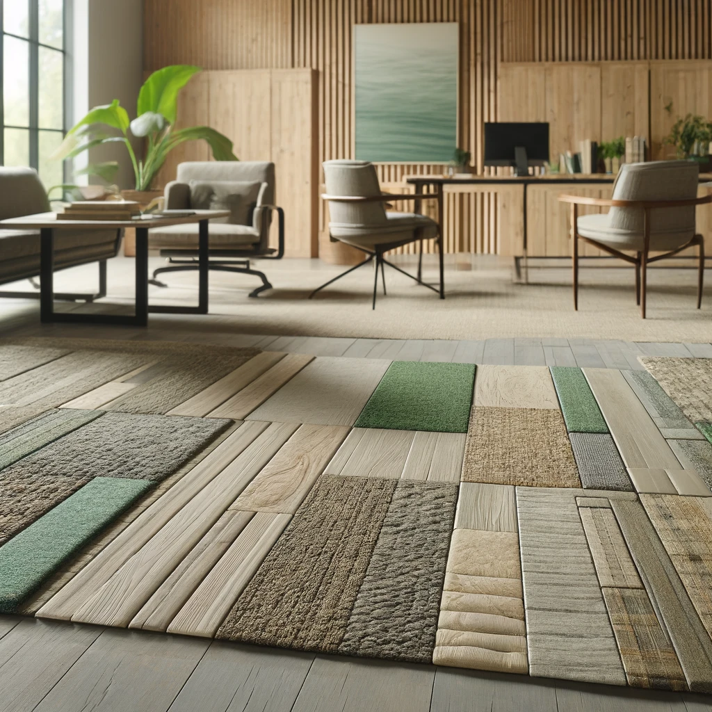 Types of Carpet Tiles 4 Recycled Material Carpet Tiles